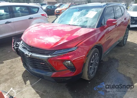 2024 Chevrolet Blazer Fwd Rs из США, поврежденный, VIN 3GNKBERS7RS147952